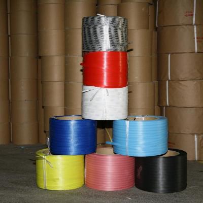 China Plastic PP Strapping Belt 0.4mm-1.5mm Green White Yellow Red for sale