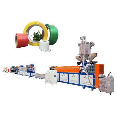 China 100 kg/h Caixa de embalagem de tiras de PP Linha de produção Máquina de tiras de polipropileno à venda