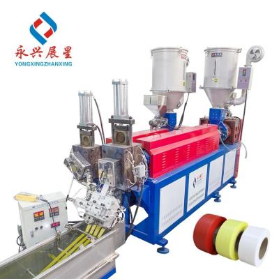 China 9mm Twin Screw PP Packing Strap Making Machine Polyester Pulling Tape for sale