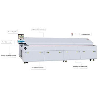 China Industrial SMD SMT Reflow Soldering Machine PLC Control 400mm PCB Width for sale