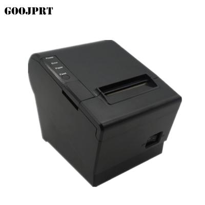 China Qualily pos 58mm thermal receipt printer with auto cutter usb and lan port high printing speed with one year warranty for sale