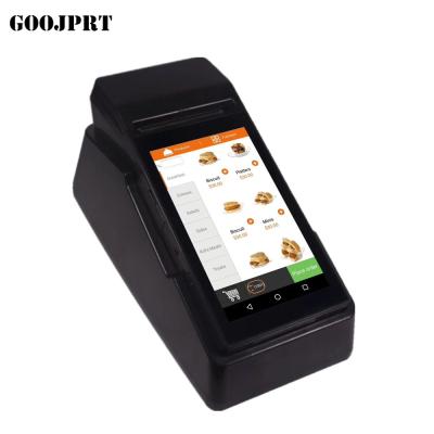 China 80mm Handheld Portable Pos Terminal barcode scanner Restaurant thermal printer wireless bluetooth wifi Android5.1 PD for sale