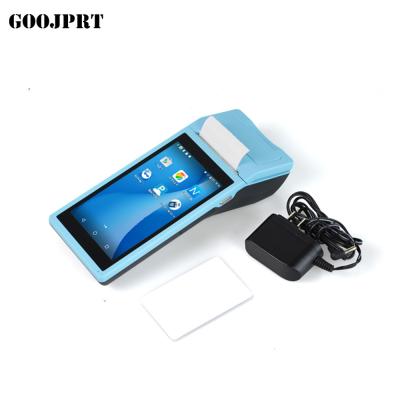 China POS Terminal PDA With Wireless Bluetooth& Wifi Android System with Thermal Printer Built-in and Barcode Scanner for sale