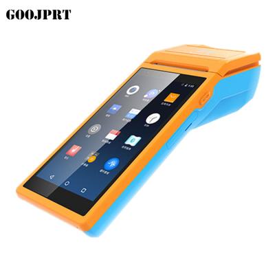 China POS Terminal PDA With Wireless Bluetooth& Wifi Android System with Thermal Printer Built-in and Barcode Scanner for sale