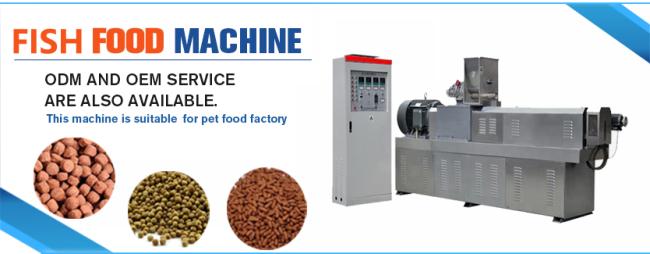 Complete floating fish feed making machine or extruder 500kg per hour processing machines for fish feed