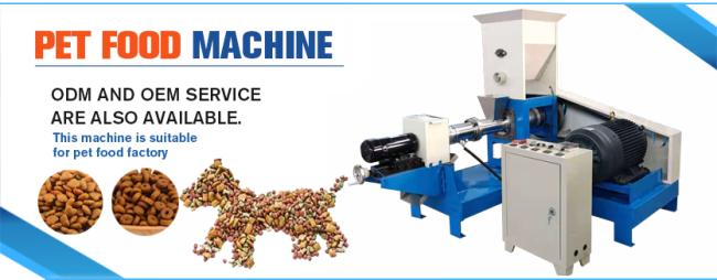 Dry Dog Food Pellet Making Machine / Dry Cat Fish Food Extruder / dog food extrusion machine