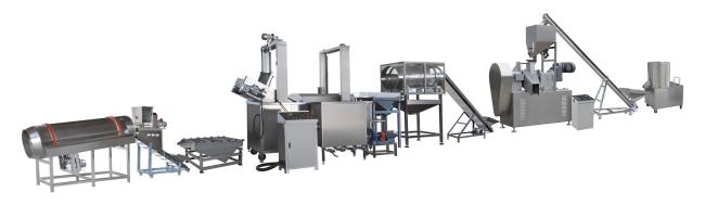 Puff corn cheese curls twisties snack processing kurkure making machine price photo cheese making machine