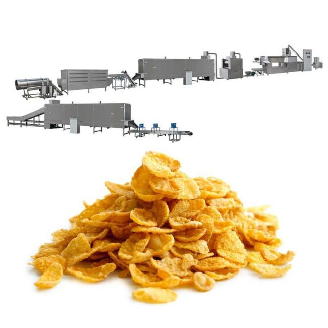 Corn flakes corn chips making production processing machines line Corn Chips Making Machine