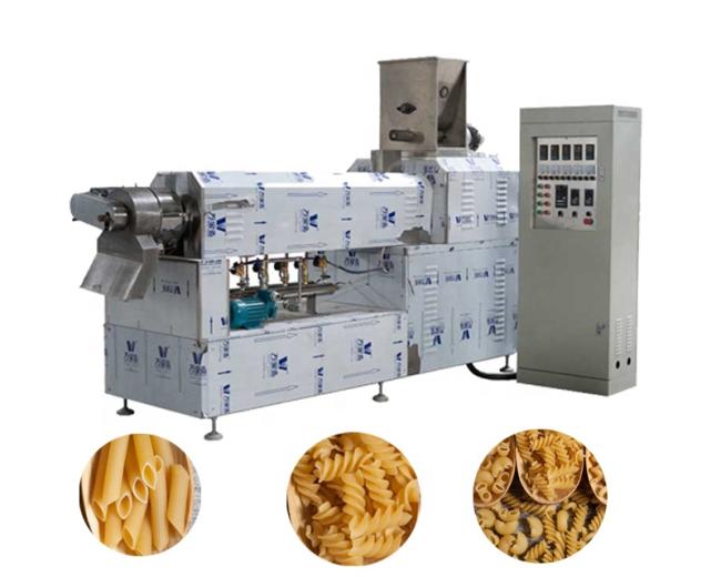 Full automatic single screw noodle pasta extruder making machine production Line