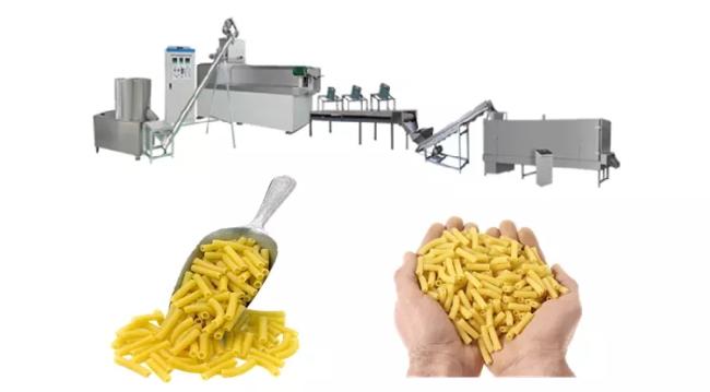 Industrial pasta making machine macaroni processing line