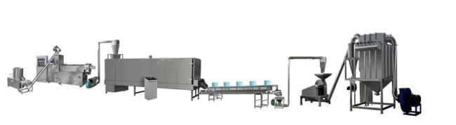 Twin Screw Automatic Modified Cassava Potato Tapioca Corn Starch Extruder Making Machine