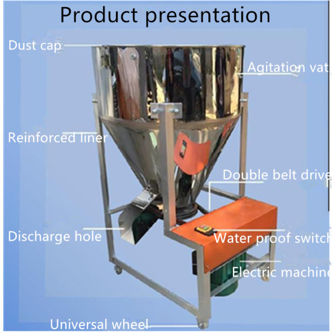 Feed mixing machine animal feed mixer poultry feed mixing machine