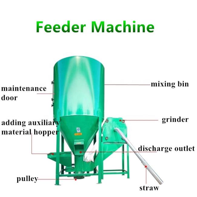 China Vertical Grain Feed Mixer for animals
