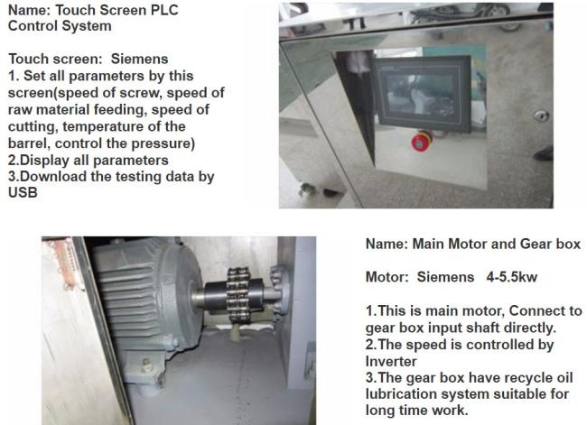 Snacks food extruder laboratory twin screw food extruder