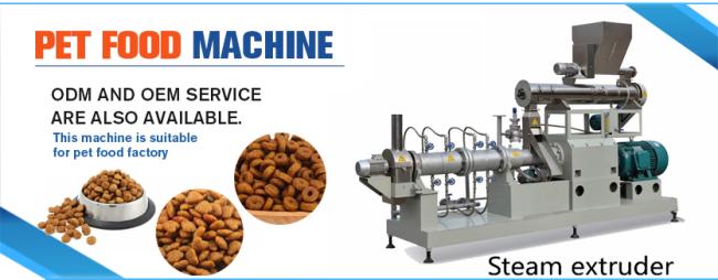 China Factory sale fish animal dog and cats feed food extruder pelletizer poultry feed machine animal food making machine