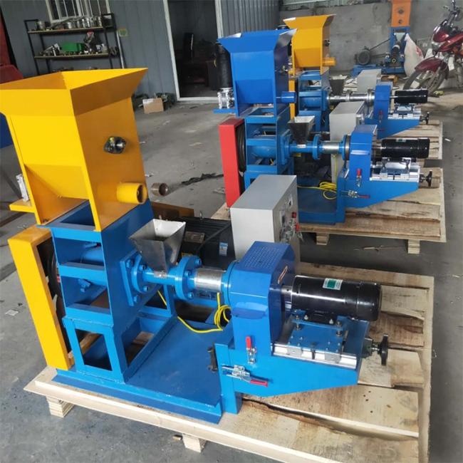 Automatic floating fish pet feed extruder food making machine animal feed extruder