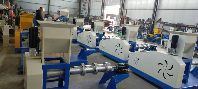 Fish Food Animal Feed Extruder Machines Fish Food Pellet Drying Machine