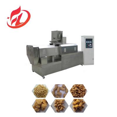 China High quality TVP TSP Vegetable Meat Textured Soya Nugget Chunks Protein Making Machine for sale