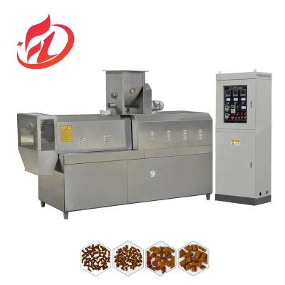 China 13 Years of Experience Twin Screw Extruder Automatic Pet Food Production Line Dog Food Making Machine With CE Certification for sale