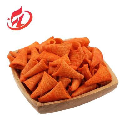 China Hot Sale Wheat Flour Fried Snack Food Triangle salad sticks Chips Bugles Snacks Food Making Machines for sale