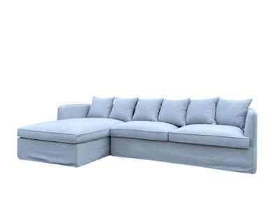China Fabric Removable Slipcover Sofa With Removable Cushion Covers Feather Cushions for sale