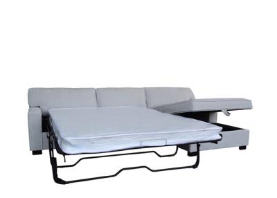 China Sofá de cama de uso múltiple de tejido Sofá de cama Sofá con silla de almacenamiento en venta