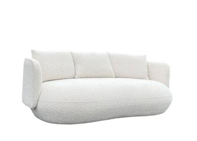 China Sofá de tejido de 3 asientos de moda Sofá de tejido de fibra de 3 asientos en venta