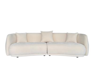Chine Pieds en bois canapé sectionnel en tissu sièges en mousse haute densité canapé sectionnel en tissu à vendre