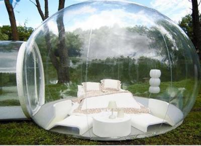 China Barraca inflável da bolha do único túnel exterior,  3.8M*2.6M Transparent Bubble Tent  à venda
