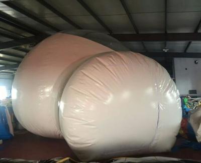 China Cofre forte impermeável à prova de fogo da barraca inflável branca do espaço livre do PVC para a barraca de acampamento inflável da bolha dos hotéis à venda