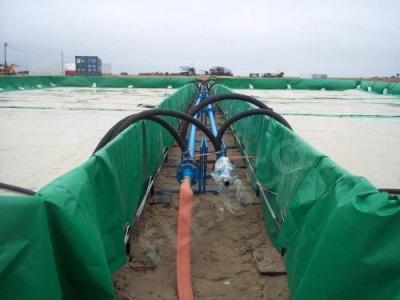 China B1 Fire Resistance Heavy Duty Vinyl Tarp For Petroleum Pipeline  Cover High Strength Material for sale