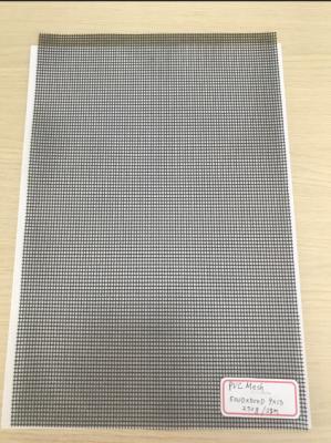 China 500D X 500D 9x13 Reinforced PVC Coated Polyester Mesh Black Mesh For Outdoor Fence for sale