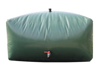 China tanque de armazenamento flexível verde da água do exército 20000L para a irrigação usada para armazenar o tanque de terra arrendada da água à venda