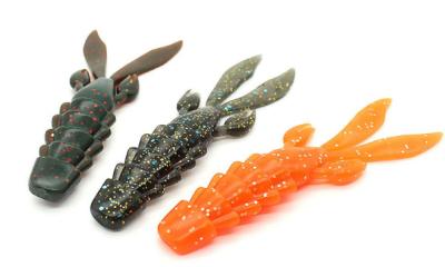 China Fake Shrimp Multi Size Silicone Soft Bait Fishing Lure 10CM 7.5g 10PCS/Bag for sale