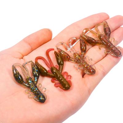 China 8 Colors Curly Tail Maggot Soft Fishing Lures Resin PVC for sale