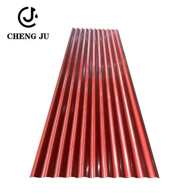 China 600-1500mm Colored Galvanized Steel Sheets S350 Aluzinc Corrugated Roofing Sheets for sale
