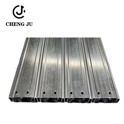 中国 80x50冷たい形作られた鋼鉄チャネルは構造鋼鉄Cチャネルのプロフィールのタイプに電流を通した 販売のため