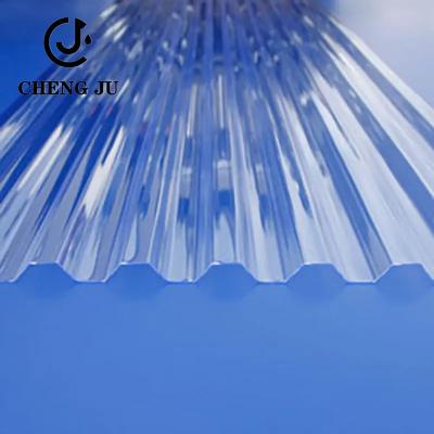 China O telhado translúcido de Grp cobre os painéis plásticos do PVC da resina ondulada clara da fibra à venda