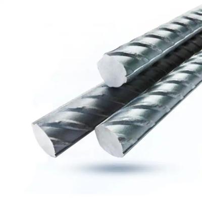 China Customizable Thread Steel Bar Reinforced Hot Rolled Iron Rod Steel Rebars for sale