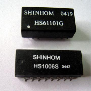 China 350uH 8mA Magnetic Ethernet LAN Transformer Single Phase for sale
