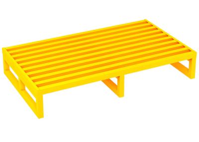 China OEM Galvanized Iron Metal Skid Pallet Heavy Duty Steel Pallets for sale