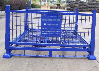 China Lockable Gas Cylinder Stillage Pallet Cage With Access Gates for sale