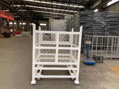 China 50kg Steel Stillage Pallet Cage With Padlock Locking System for sale