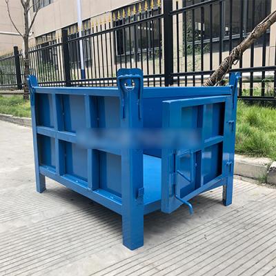 China Mobile Material Box Rackable Pallet Cage With Customized Wheel for sale