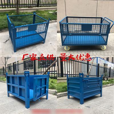 Chine Efficient Metal Pallet Cage With Customized Wheels Sturdy And Space-Saving à vendre