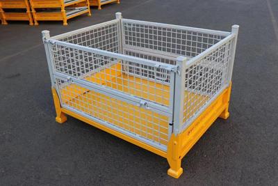 China Collapsible Wire Mesh Stillage Pallet Cage With 2000kg Capacity for sale