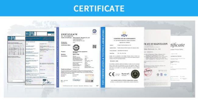 Product certifications and quality standards