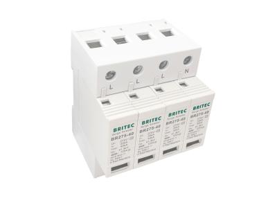 China AC 275V SPD Power Surge Protection Device Whole House Lightning Surge Protector 4 Poles for sale