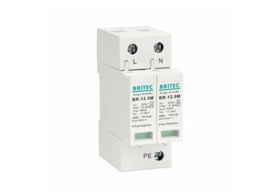 China Single Phase Type 1 + 2 Surge Protection Device 2P Pole High Performance for sale