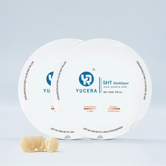 Dental zirconia block application examples